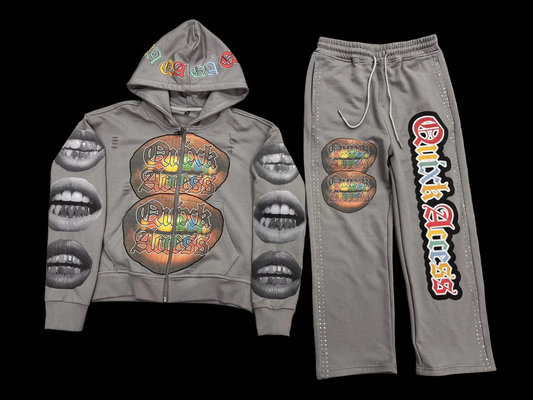 Grey Quixk Access Sweatsuit