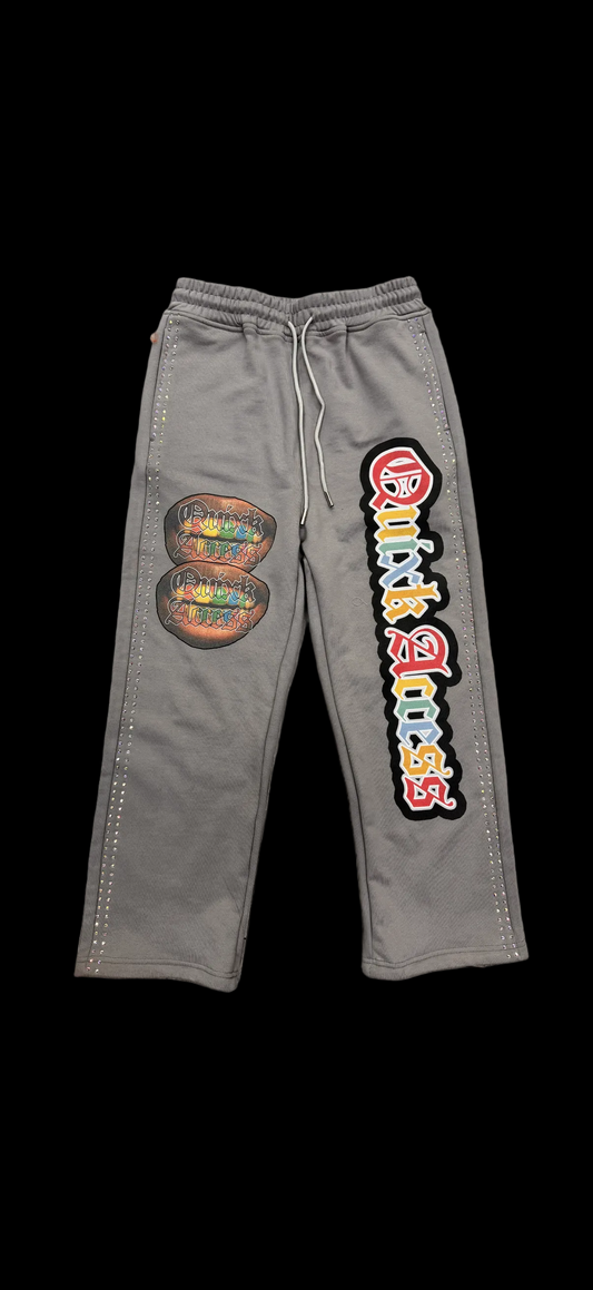 Grey Quixk Access Sweatpants